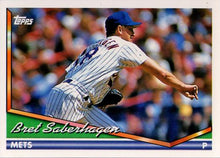 Load image into Gallery viewer, 1994 Topps Bret Saberhagen # 245 New York Mets