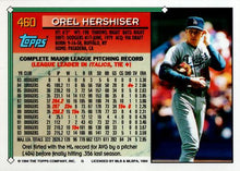 Load image into Gallery viewer, 1994 Topps Orel Hershiser # 460 Los Angeles Dodgers
