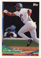 Load image into Gallery viewer, 1994 Topps Gary Redus # 108 Texas Rangers