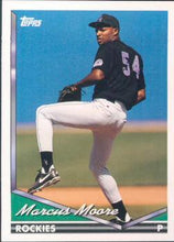 将图片加载到图库查看器,1994 Topps Marcus Moore RC # 186 Colorado Rockies