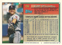将图片加载到图库查看器,1994 Topps Kurt Stillwell # 198 California Angels