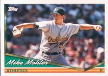 تحميل الصورة إلى عارض المعرض، 1994 Topps Mike Mohler RC # 282 Oakland Athletics