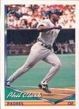 Load image into Gallery viewer, 1994 Topps Phil Clark # 408 San Diego Padres