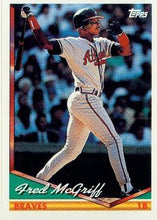 Load image into Gallery viewer, 1994 Topps Fred McGriff # 565 Atlanta Braves