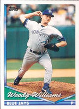 Load image into Gallery viewer, 1994 Topps Woody Williams # 668 Toronto Blue Jays