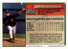 Load image into Gallery viewer, 1994 Topps Traded Brian Anderson RC 10T California Angels