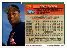 تحميل الصورة إلى عارض المعرض، 1994 Topps تداولت Bo Jackson 90T California Angels