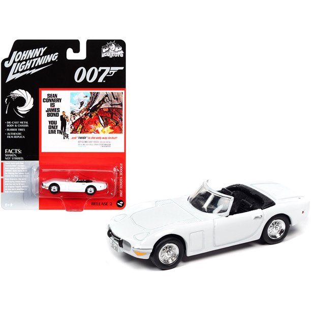 1967 Toyota 2000GT Convertible White (James Bond 007) 