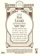 Load image into Gallery viewer, 2012 Topps Gypsy Queen Mike Leake # 283 Cincinnati Reds