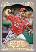 将图片加载到图库查看器,2012 Topps Gypsy Queen Jordan Zimmermann  # 8 Washington Nationals