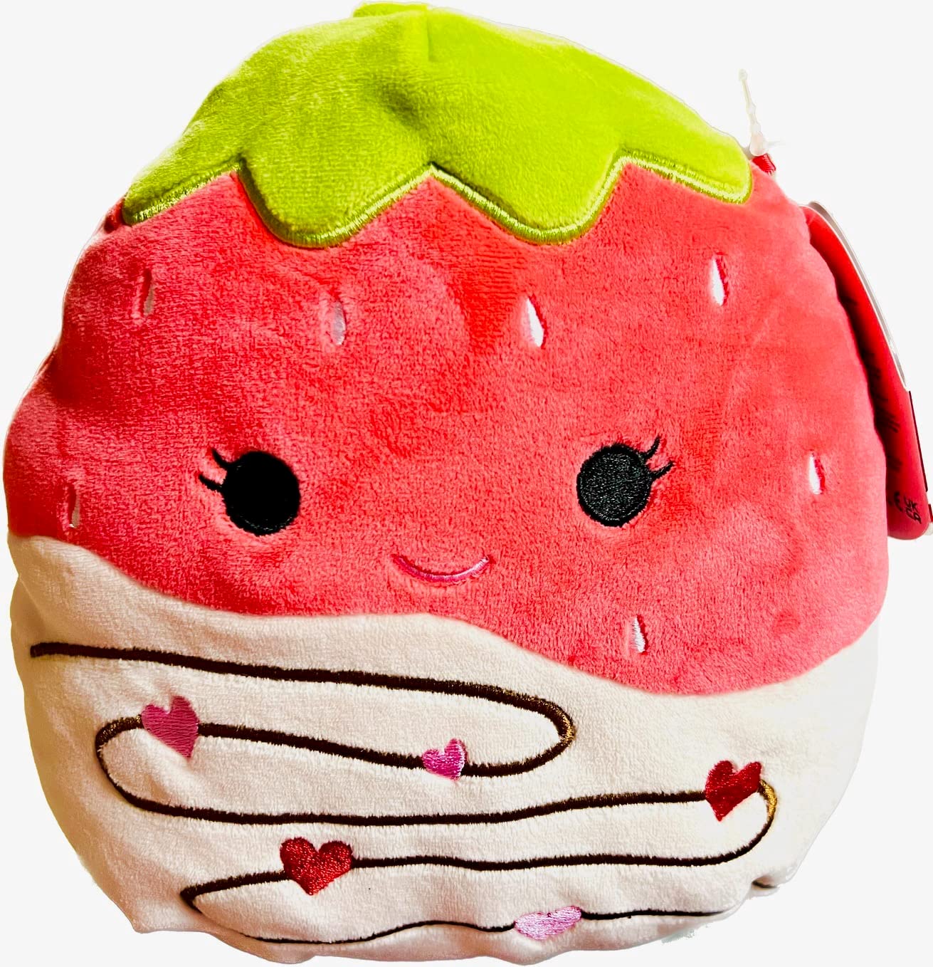Squishmallows Scarlet the Strawberry Dipped in White Chocolate 8" 2023