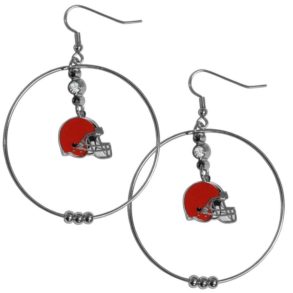 Tennessee Titans 2 Inch Hoop Earrings