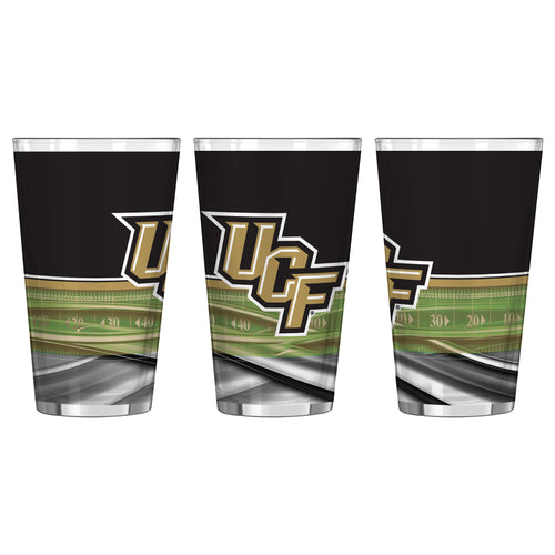 UCF Knights Field Sublimated 16 Oz. Pint Glass - walk-of-famesports