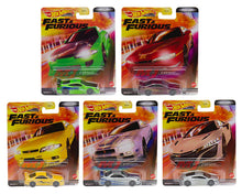 将图片加载到图库查看器,Hot Wheels Retro Entertainment Fast & Furious Case L Nissan Skyline (BNR34), Mitsubishi Eclipse, Nissan 240SX, Acura NSX, Nissan Skyline (BCNR33)