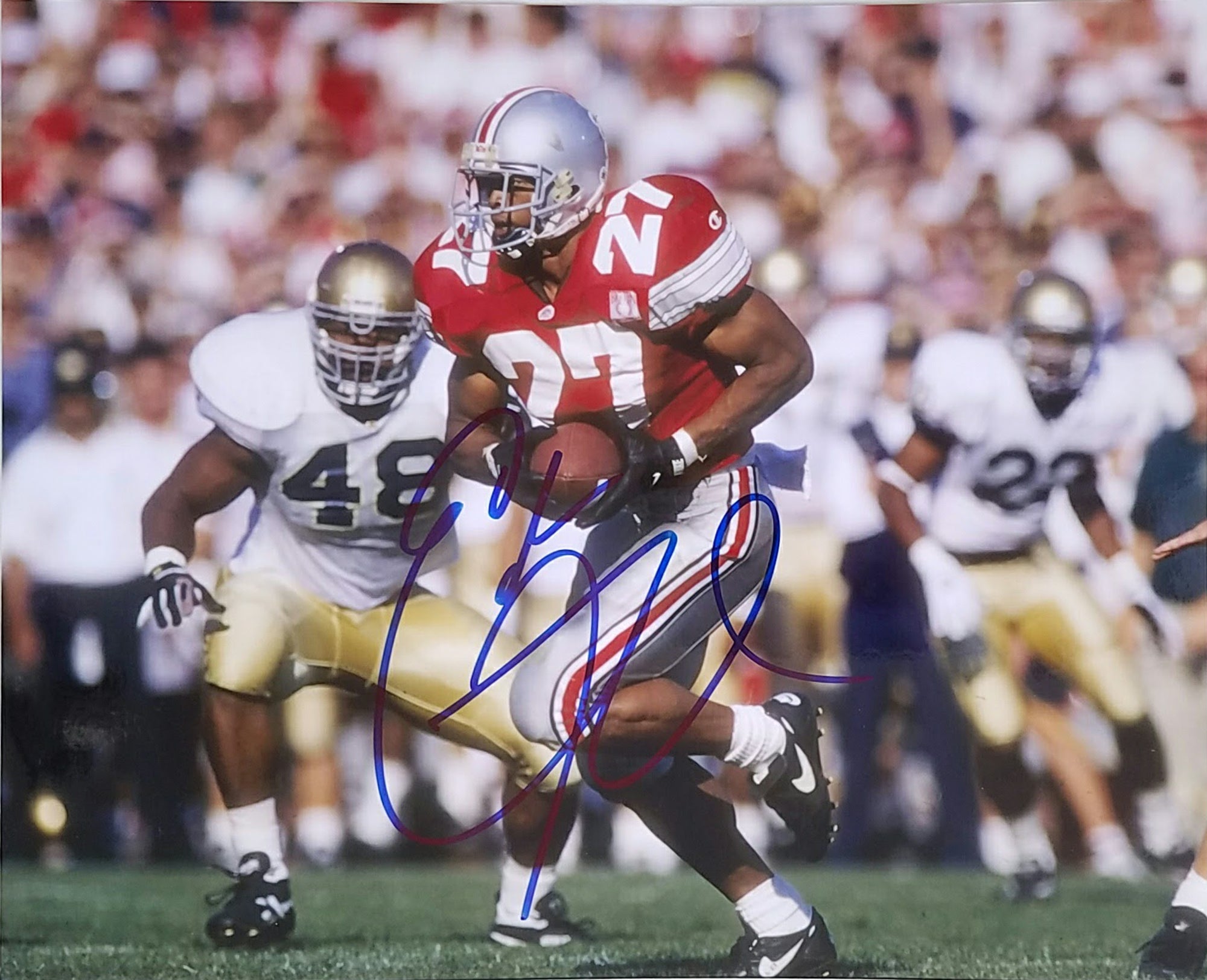 EDDIE GEORGE Signed Tennessee Titans runningback 8x10 Photo