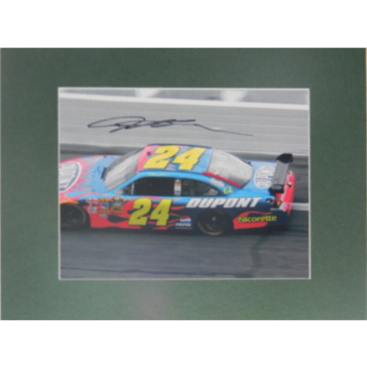 Jeff Gordon Autographed NASCAR 8x10 Photo