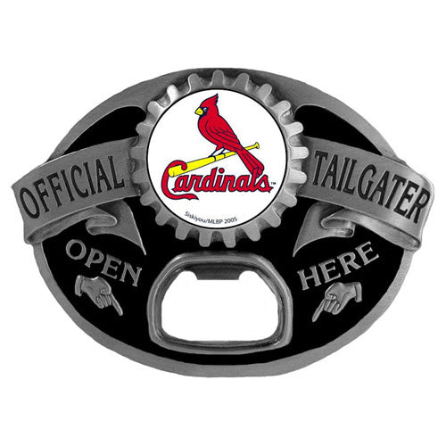 Siskiyou St. Louis Cardinals Tailgater Belt Buckle Bottle Opener