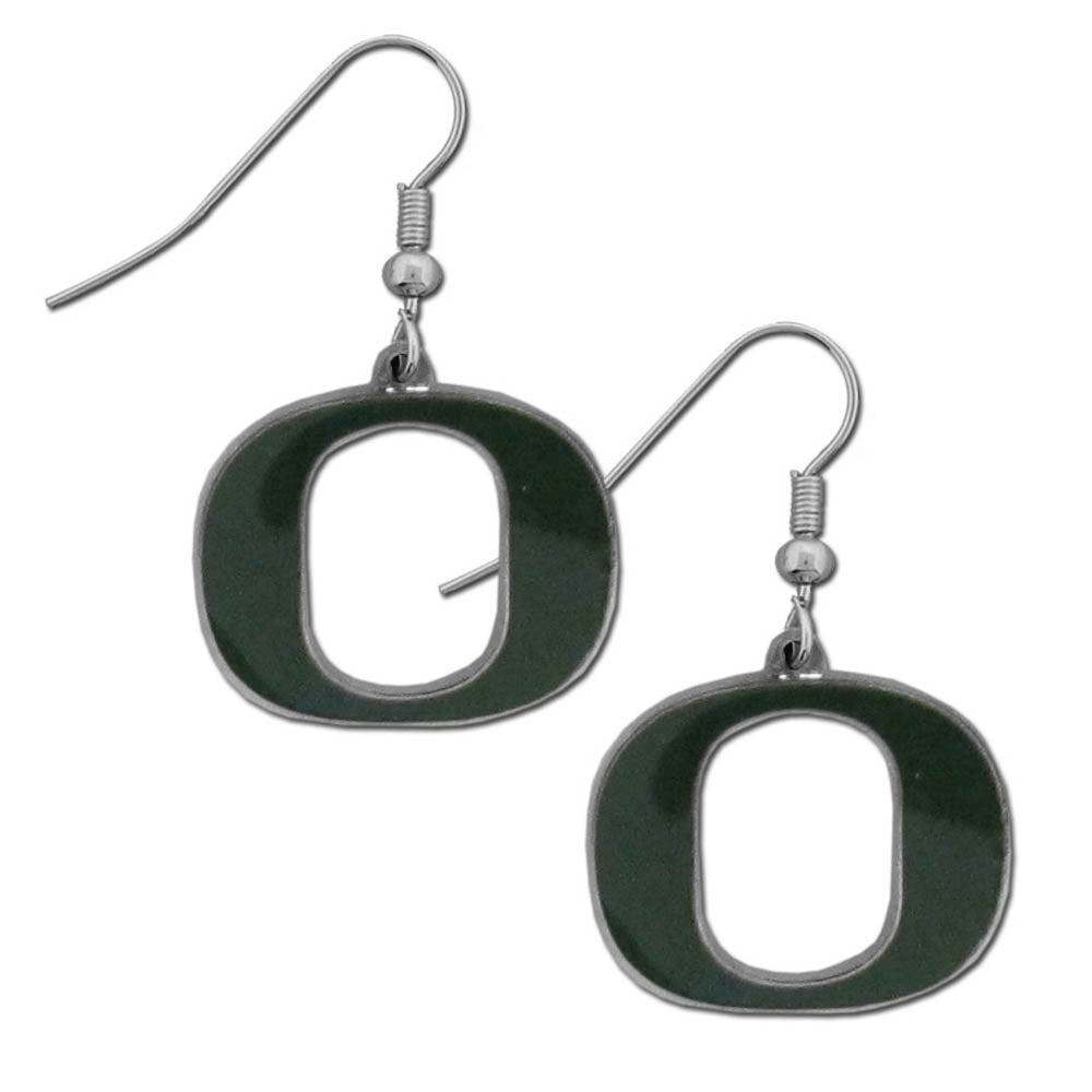 New York Jets Chrome Dangle Earrings