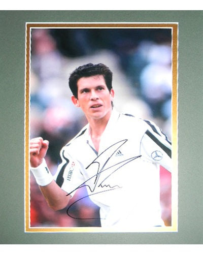 Tim Henman Matted Signed Autographed 8x10 - walk-of-famesports