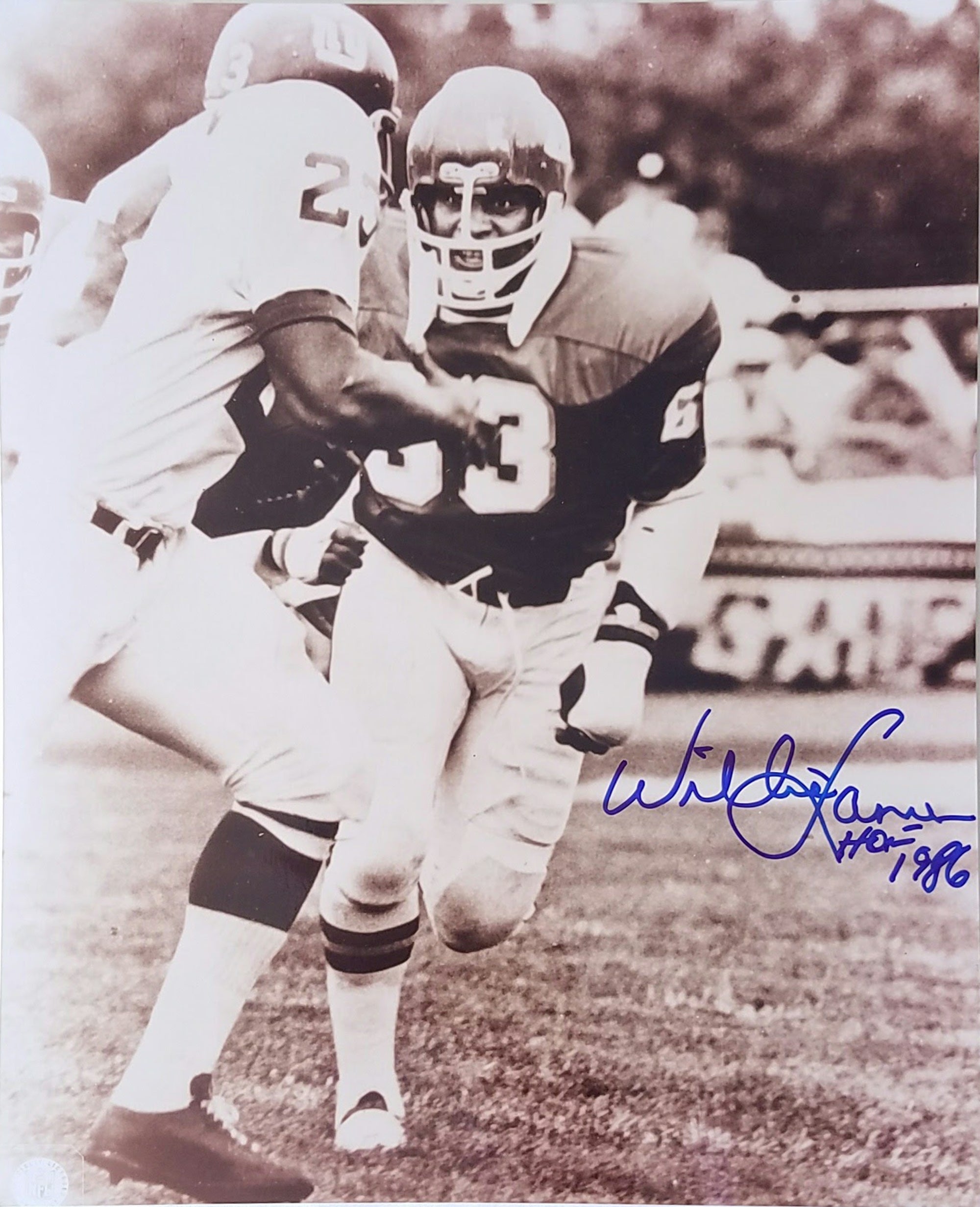 Willie Lanier Signed Autographed 8x10 – walk-of-famesports