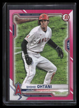 Load image into Gallery viewer, 2021 Bowman #85 Pink Shohei Ohtani Angels 108/299
