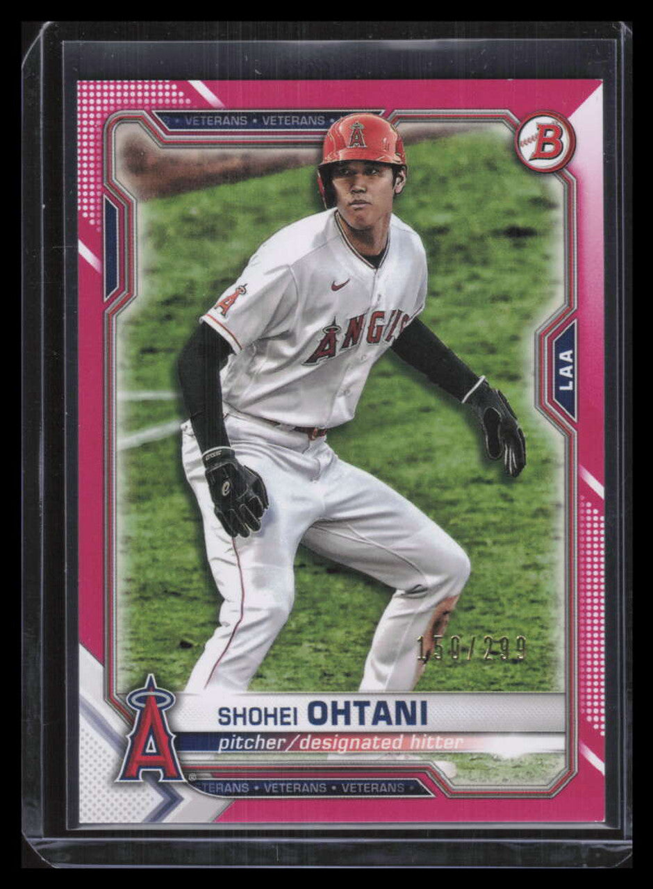 2021 Bowman #85 Pink Shohei Ohtani Angels 108/299