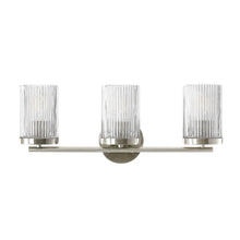 Load image into Gallery viewer, Ruee Appliances 3 Light Vanity Bar, Brushed Nickel Finish
