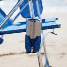 将图片加载到图库查看器，Tommy Bahama Hi-Boy Beach Chair Dark Blue

