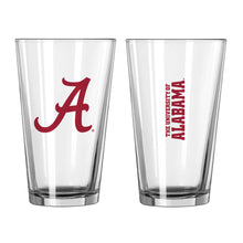 将图片加载到图库查看器，NCAA Teams 16 oz Pint Glass - Assorted Team &amp; Style Choose your
