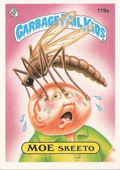 1986 Topps Garbage Pail Kids Series 5 #179a - Moe Skeeto