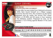 Load image into Gallery viewer, 2010 Topps Update Sam Demel RC US-3 Arizona Diamondbacks
