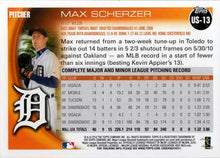 Load image into Gallery viewer, 2010 Topps Update Max Scherzer US-13 Detroit Tigers
