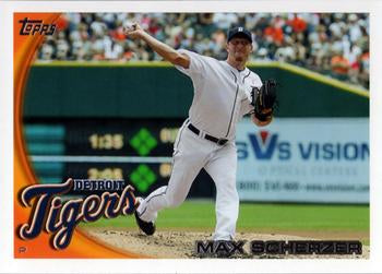 2010 Topps Update Max Scherzer US-13 Detroit Tigers