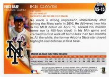 Load image into Gallery viewer, 2010 Topps Update Ike Davis RC US-15 New York Mets
