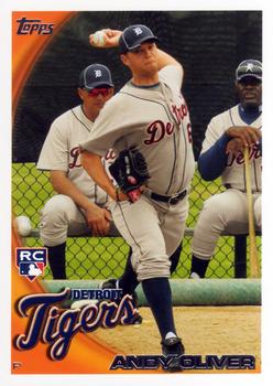 2010 Topps Update Andy Oliver RC US-52 Detroit Tigers