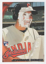Load image into Gallery viewer, 2010 Topps Update  #US-59 - Jeanmar Gomez Rookie SP, VAR Pie in the face Cleveland Indians
