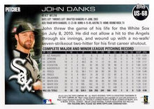 Load image into Gallery viewer, 2010 Topps Update John Danks US-68 Chicago White Sox
