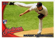 Load image into Gallery viewer, 2010 Topps Update Frank Herrmann RC US-89 Cleveland Indians
