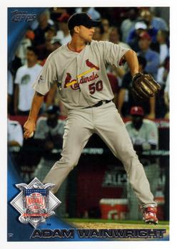 2010 Topps Update Adam Wainwright AS US-125 St. Louis Cardinals