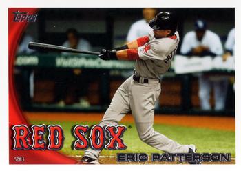 2010 Topps Update Eric Patterson US-144 Boston Red Sox