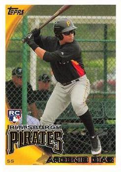 2010 Topps Update Argenis Diaz RC US-147 Pittsburgh Pirates