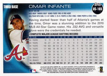 Load image into Gallery viewer, 2010 Topps Update Omar Infante US-165 Atlanta Braves

