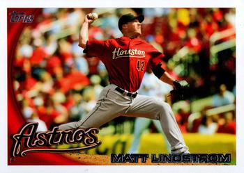 2010 Topps Update Matt Lindstrom US-174 Houston Astros