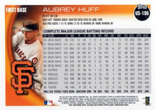 Load image into Gallery viewer, 2010 Topps Update Aubrey Huff US-196 San Francisco Giants
