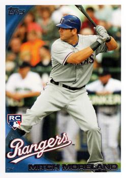 2010 Topps Update Mitch Moreland RC US-202 Texas Rangers
