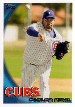 2010 Topps Update Carlos Silva US-204 Chicago Cubs