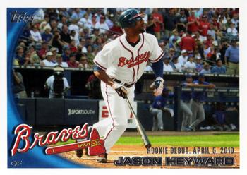2010 Topps Update Jason Heyward RD US-214 Atlanta Braves