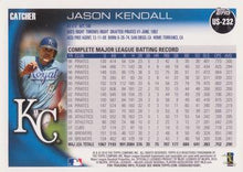 Load image into Gallery viewer, 2010 Topps Update Jason Kendall US-232 Kansas City Royals
