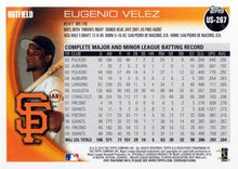 Load image into Gallery viewer, 2010 Topps Update Eugenio Velez US-267 San Francisco Giants
