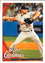 Load image into Gallery viewer, 2010 Topps Update Jake Westbrook US-101 St. Louis Cardinals
